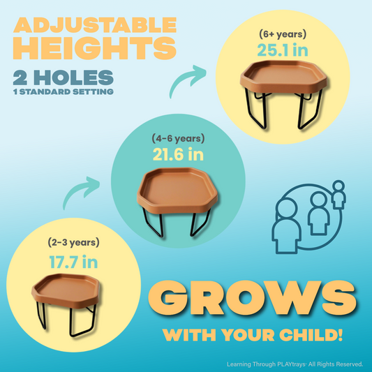 TUFF PLAYtray (Small Brown) + Stand (SET)