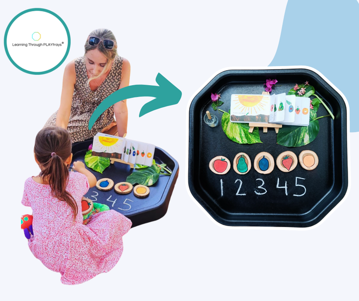 The Very Hungry  Caterpillar Tuff Tray 