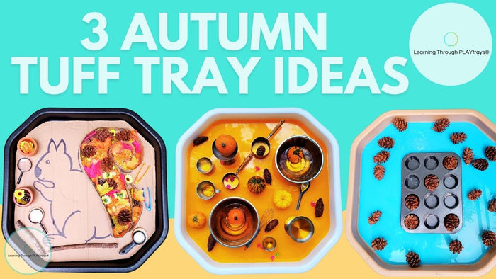 3 tuff tray ideas for autumn 