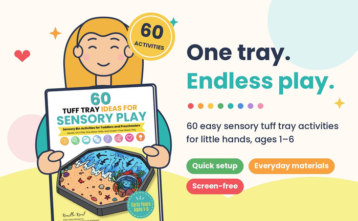 60 tuff tray ideas book by Learning Through PLAYtrays Kamilla 