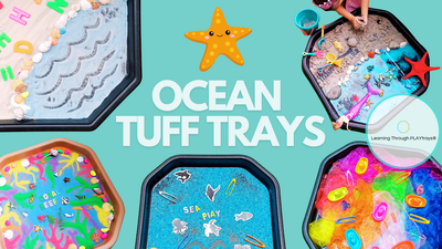 🌊 5 Ocean-Themed Tuff Tray Ideas for World Ocean Month & Coral Reef Day
