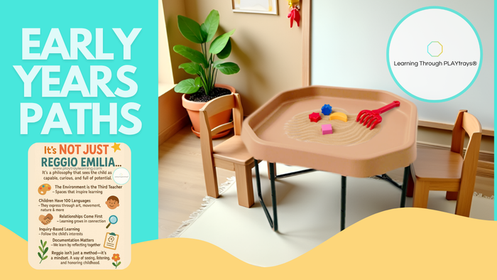 sensory play tuff tray classroom 