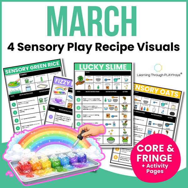 March Visual Sensory Play Recipes
