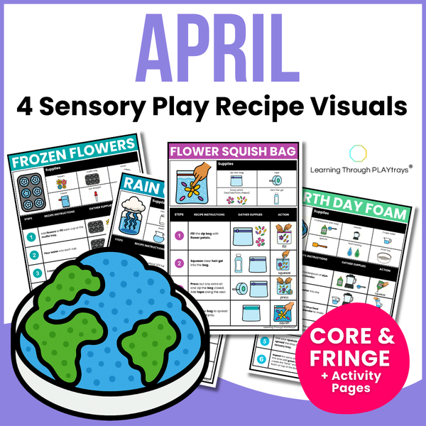 April Visual Sensory Play Recipes