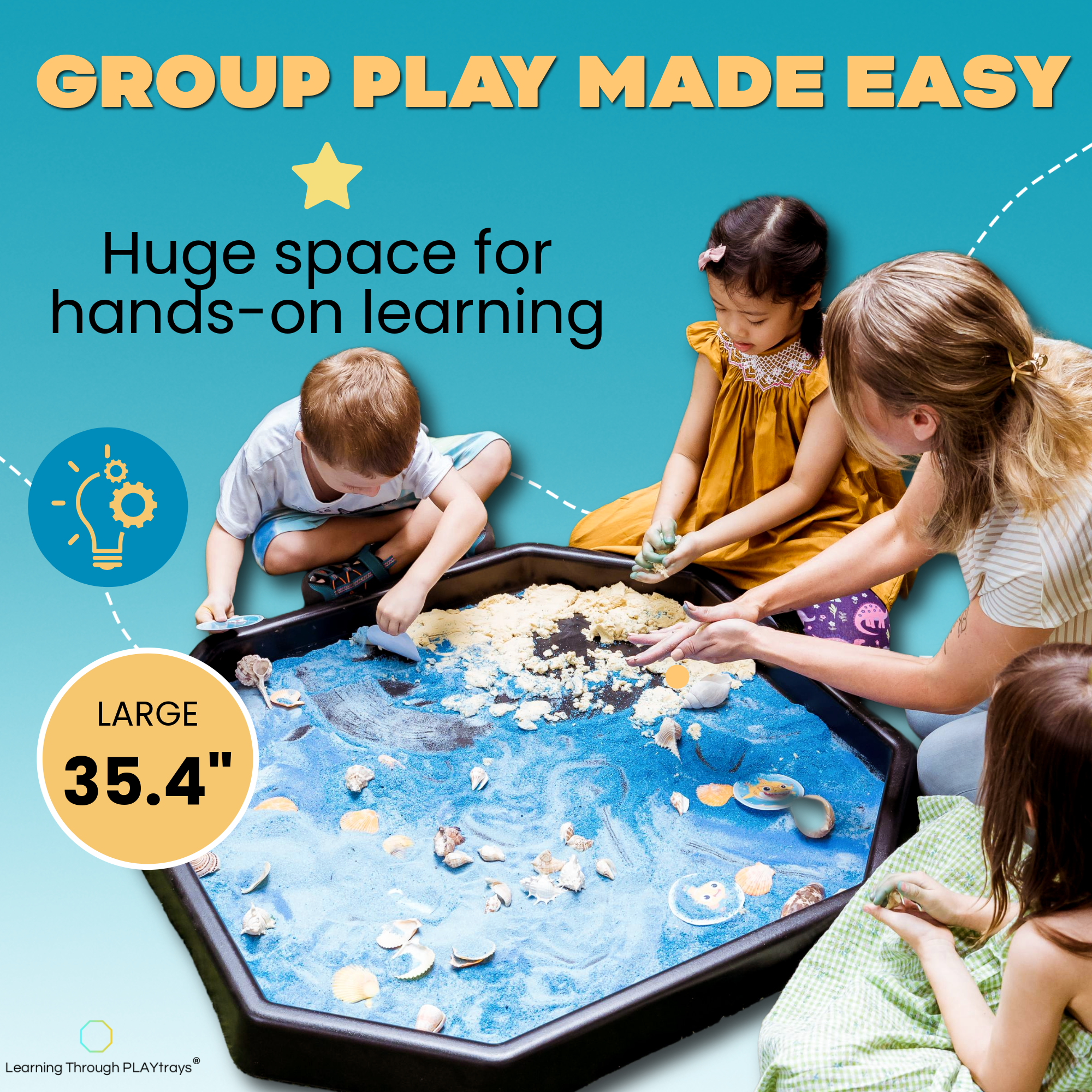 Tuff Tray   PLAYtray (Large Black)