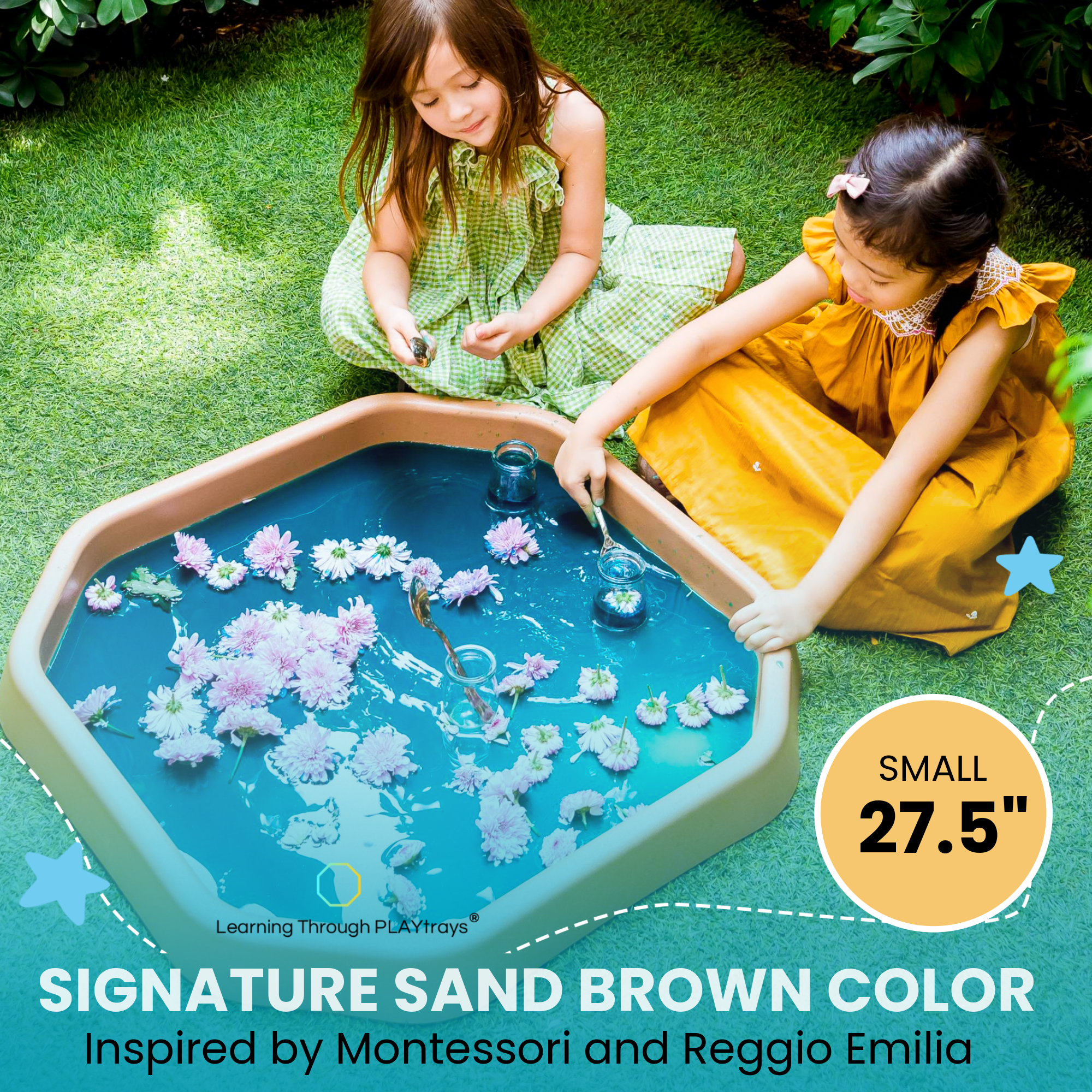 Brown Tuff Tray   PLAYtray (Small Brown)