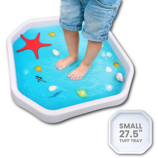 Milky White Tuff Tray (Small)