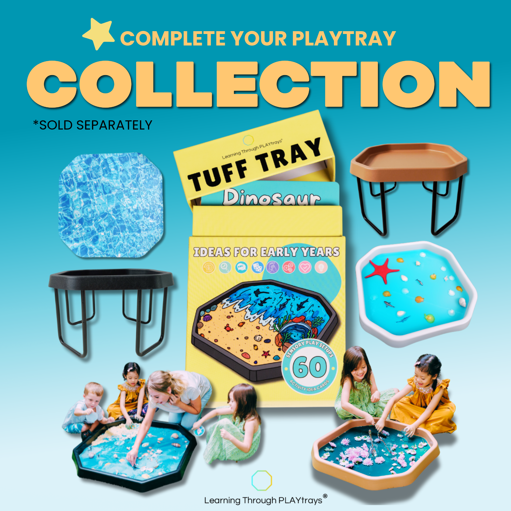 White Tuff Tray  PLAYtray (Small White)