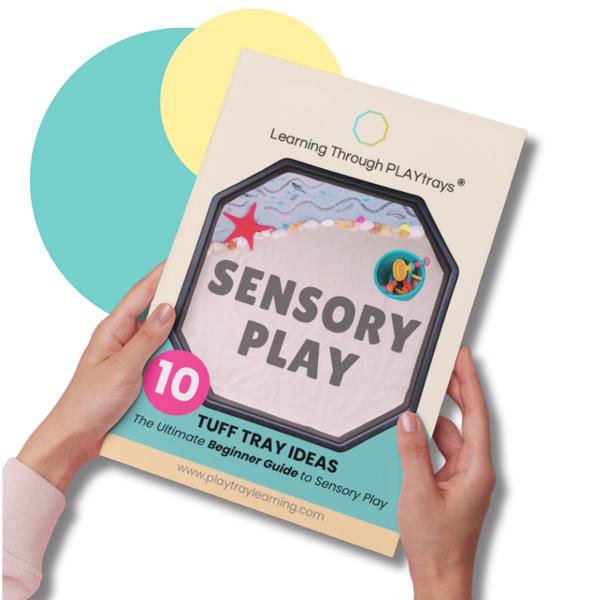 Book titled 'Sensory Play' for tuff trays  