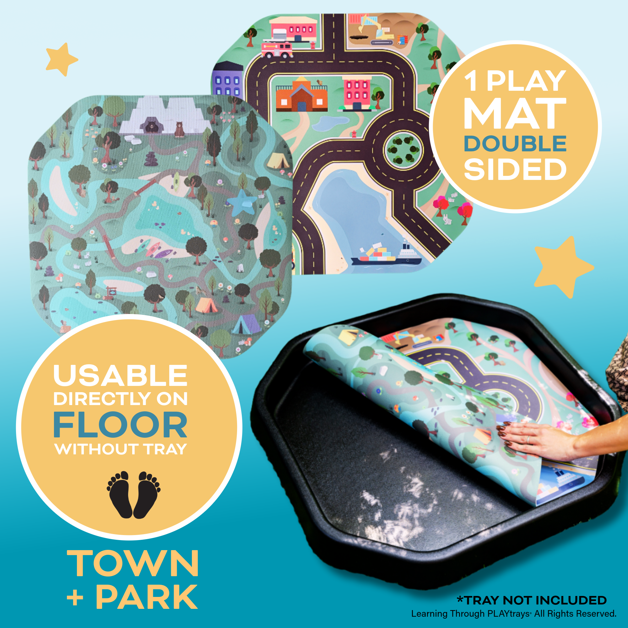 Tuff Tray Insert from learning through playtrays 